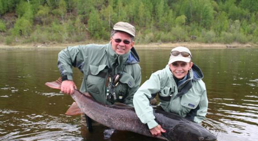 Fishing in Mongolia